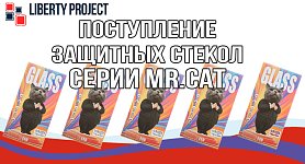 Поступление защитных стекол серии Mr.cat